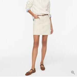 J.Crew Lizzie patch-pocket mini skirt